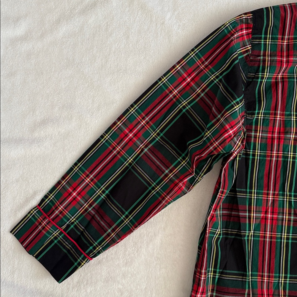 {NWOT} J. Crew | Cotton Poplin Pajama Set Black Stewart Tartan Plaid BM280 (XXL) - Picture 8 of 16